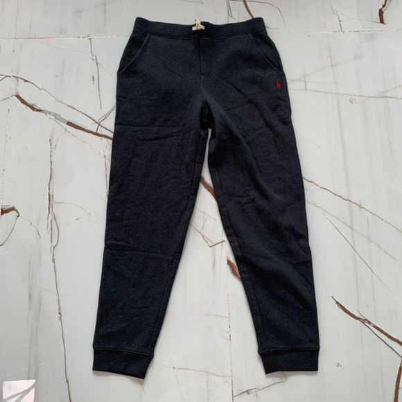 Polo Ralph Lauren Pants Kid's XL (18-20) Gray Joggers Casual Comfort Drawstring - Picture 1 of 10